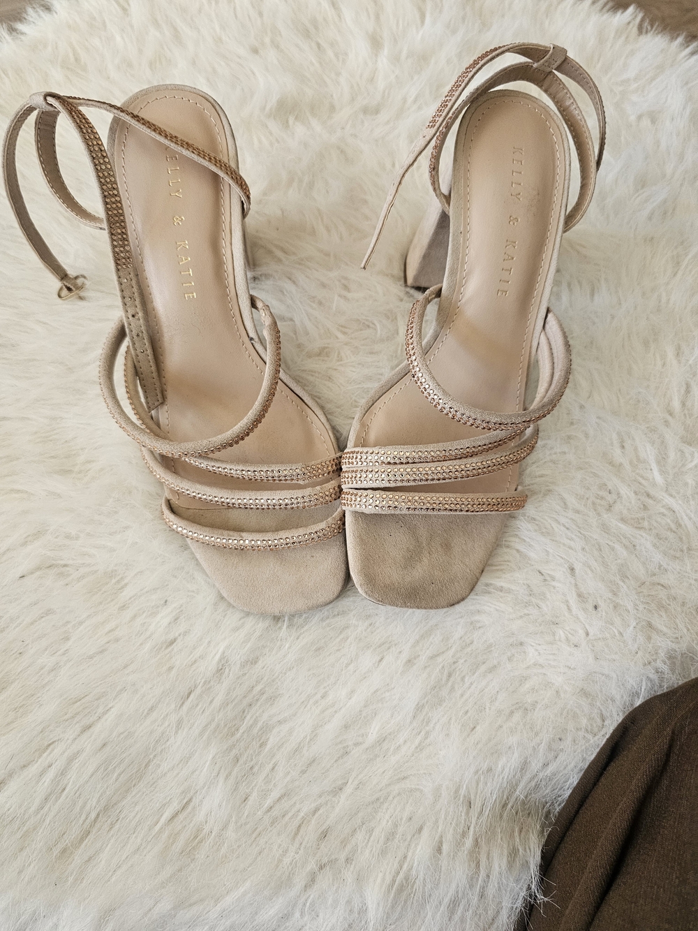 Kelly & Katie Women's Blush Strappy Sandal